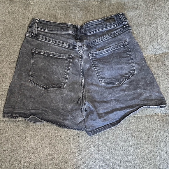 Black Denim Women's Shorts - Picture 4 of 4